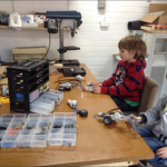 Kids first day at HackerSpace Melbourne